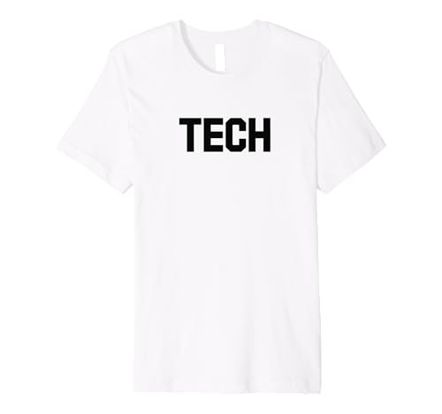 TECH Black Text Design for Smart Professionals Premium T-Shirt