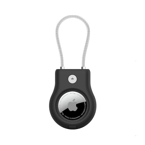 Belkin Custodia per AirTag con Filo Metallico - Secure Holder, Guscio Protettivo, Protezione Antigraffio - Nero
