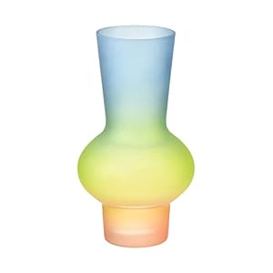 Francfranc フランフラン レインボー フロスト フラワーベース M 花瓶 ガラス インテリア