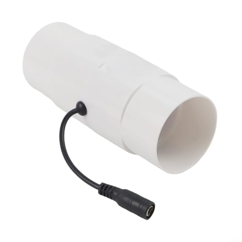 Yuanpgky Ventilador de ventilación de conducto de 12 V para baño, circulador de aire silencioso en línea de 12 W con bajo ruido de 53 dB, motor sin escobillas para calefacción y refrigeración (50 mm)