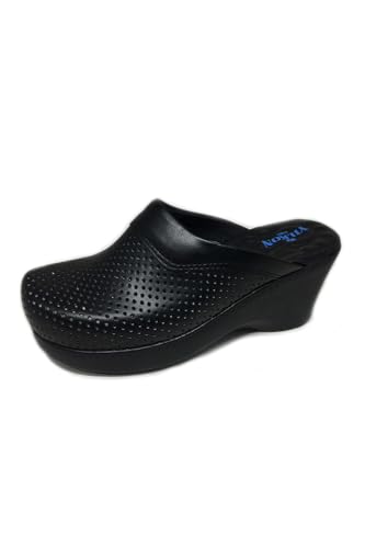 Mules Terlik Sabo ST066 en cuir noble et semelle compensée premium