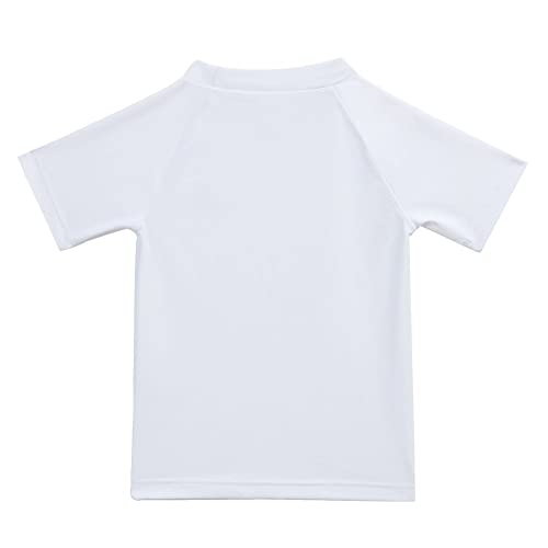 ESTAMICO Boys Short Sleeve Rash Guard Shirt Quick Dry Swimwear UPF 50+ Protection Athletic Swim Tee2