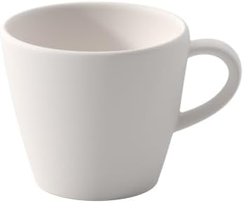 Villeroy & Boch Fabricación Rock Blanc White Premium Porcelana Espresso y Mocha Cup Apto para lavavajillas