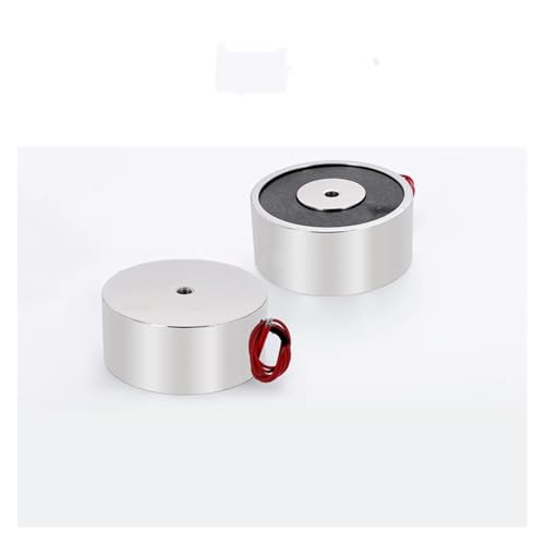 TSIOHKBS DC12V 24V XRN-XP20/15 Lifting 2.5KG Round Electro Holding Magnet, DC Solenoid Electromagnetic(DC24V)