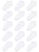 Coobey 15 Pack Kids' Half Cushion Low Cut Athletic Ankle Socks Boys Girls Ankle Socks (2-4 Years, White)