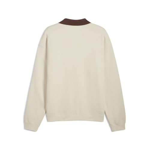 PUMA Mens Mmq Quarter-Zip Shirt Casual Tops Casual - Off White2
