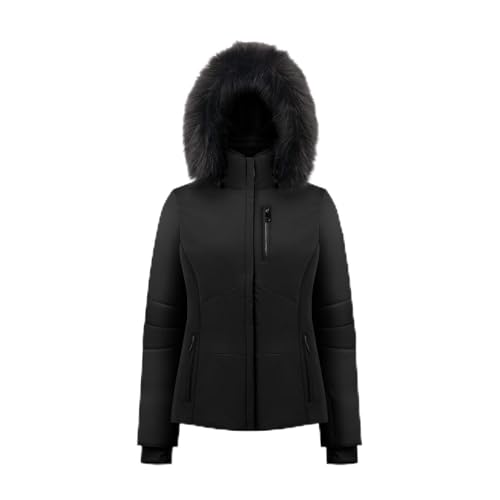 Veste de ski stretch ski 0802 Poivre Blanc noire pour femme active