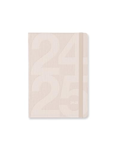 Letts of London Block A6 academic 2024/2025 week to view diary - sand