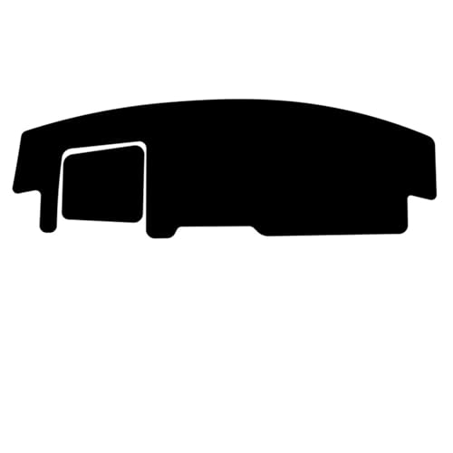 車用滑り止めマット マイクロファイバーレザー製車内ダッシュボードカバーマット計器盤サンシェードパッド スズキの場合 スペーシア用(Black Black)