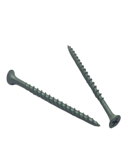 614CW #6 X 1-1/4" WAR Coat Drywall/Deck Screws Philips Drive 4,000/BOX for DIY Real Men