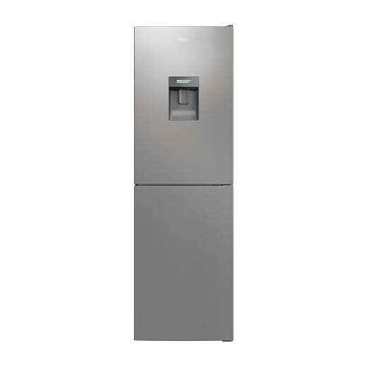 CANDY CCT3L517EWSK Low Frost 50/50 Fridge Freezer with Non Plumbed Water Dispenser- Silver - E Rated