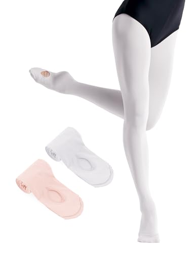 Ballet Dance Tights for Toddler Girls Women, 60D Ultra Soft