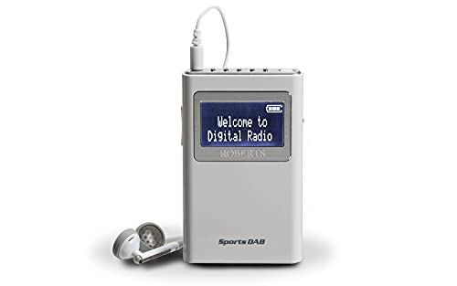 Roberts SPORTS DAB5 Portable DAB Radio DAB/DAB+ and FM - White Roberts SPORTS DAB5 Portable DAB Radio DAB/DAB+ and FM - White