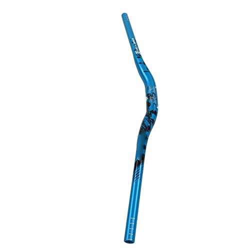 RiToEasysports Roadbike Lenker Hoch Subjects Aluminum Alloy Riser Bar with Ergonomic Design for Downward Route (Blue)