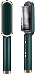 Hair Straightener Comb for Women & Men, Hair Style, Hair Straightening Iron, Straightener Machine Brush/PTC Heating Electric Straightener with 5 Temperature – Multicolor