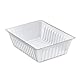 D-Work 250 Stück 500 cc Wurstschalen – 14,3 x 11,1 x 4,9 cm – Professionelle Frischhalteverpackung aus transparentem Kunststoff – ideal zum Aufbewahren und Transportieren von Fleisch und frischen