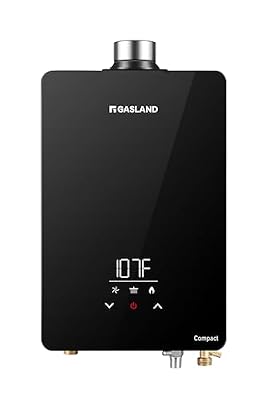 GASLAND Compact Propane Tankless Water Heater Indoor, Up to 3.6 GPM 90,000 BTU On-Demand Instant Hot Water Heater, Extremely Compact, Ultra Quiet, More Stable Temp for Residential Use, CG360LP