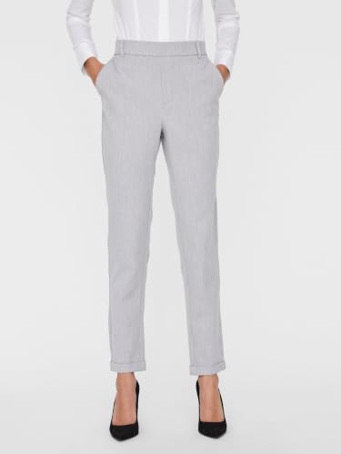 VERO MODA Damen Vmmaya Mr Loose Solid Pant Noos Hose, Light Grey Melange, S / 34L – Ansicht 7