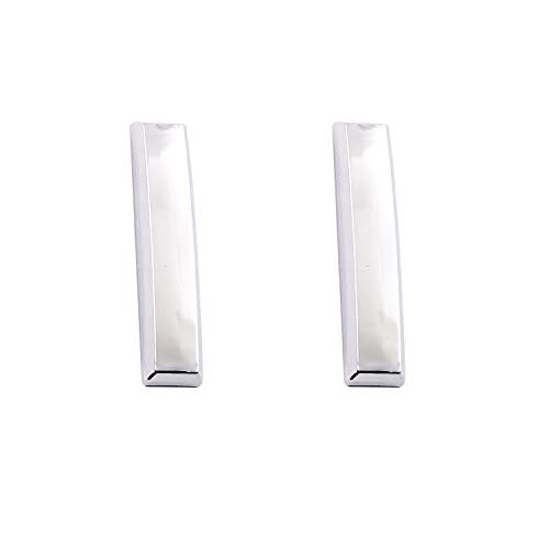 2.75 Inch Adhesive House Numbers, Mailbox numbers, Street Door Numbers, Self-stick Address Signs for Apartments, Double Silver Letter I