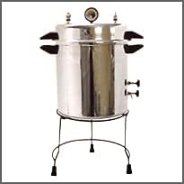 Skybound Non-electric Portable Steam Stericlave Autoclave 40L((Size approx 14" Dia X 16" H)