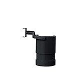 Liquid Caddy Black Beverage Cup Holder, Attaches Almost Anywhere, Works on Boats, Bikes, Ice Shacks, Lawn Chairs, ATV, Golf Bag, Camping, Canoe, Treestand, for Water, Coffee, Beer, Soda - LCBK