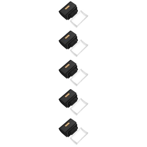 jojofuny - jojofuny 5 Stück Codierwalzenstempel Datenschutzstempel adressetiketten Versandstempel Adressenschutzstempel privacy stempel Informationsschutzstempel Informationsschutz-Tool Plastik Black