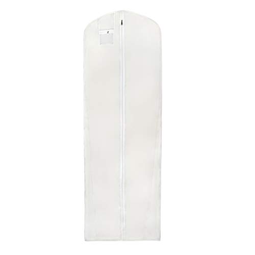 L-Pack Wedding Dress Garment Bag Extra Long White Clothes Cover For Storage Or Travel #TOP3