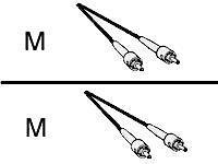 LEXAR MEDIA 1m Fiber Jumper St/st Duplex MMf
