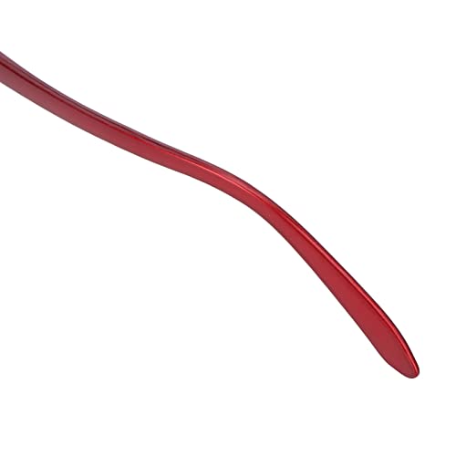 Lupa de maquiagem, lupa vermelha, óculos de maquiagem intercambiáveis +3.00