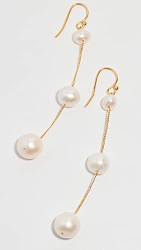 Chan Luu Women's Pearl Drop Earrings, White Pearl, One Size #TOP2