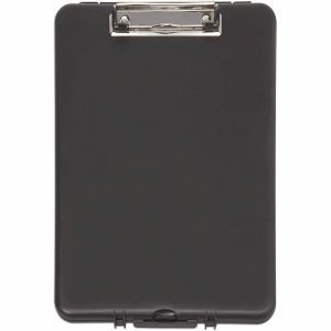 Preisvergleich Produktbild Maul Schreibplatte mit Aufbewahrungsfach A4 schmal schwarz