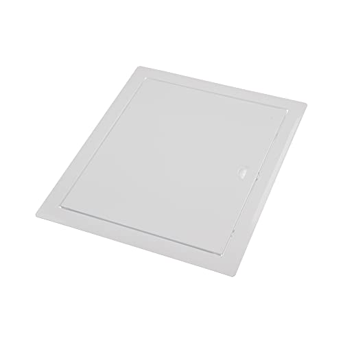 Vent Systems 10" x 12" Inch Metal Access Panel - Access Door for Inspection, Plumbing and Electrical Utility Service - Drywall, Wall and Ceiling Mount Wall Plate - Basement Crawl Space Door