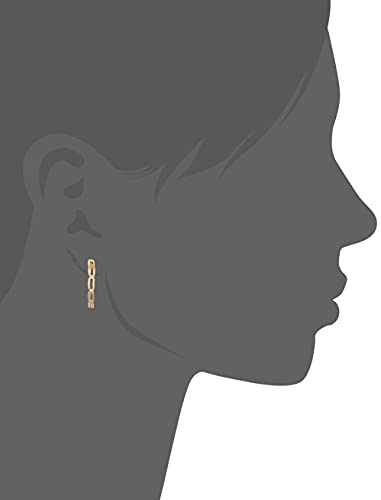 24kt Plated Hoop Earring f
