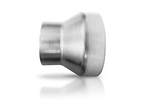Tech Drive Duct Increaser and Reducer, 6 inch to 4 inch Inline Adapter for Heating Ventilation and Air Conditioning and Exhaust Ventilation Systems, Made from Aluminum.