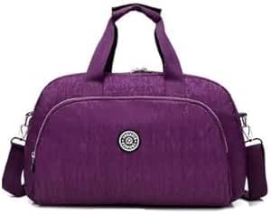 Bolsa Mala Grande Feminina para Academia e Viagem de M?o e ombro (2, roxo)