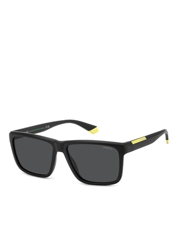 Polaroid PLD 2164/S Matte Black/Grey Polarised 58/15/145 Men's Sunglasses, Matte black/grey polarised, 58/15/1452