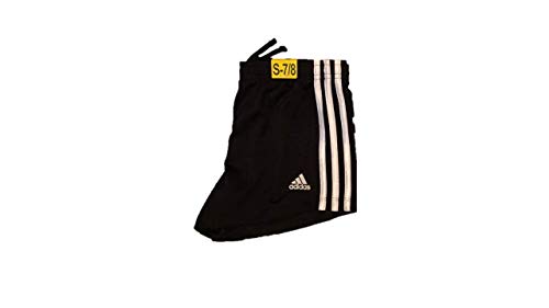 adidas Girls Youth Core Athletic Short (Black, Small-7/8)