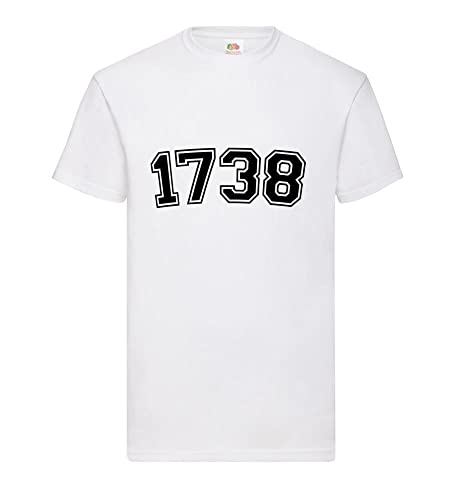T-shirt pour homme blanc XXXL basique en coton confortable taille grande