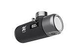 Zuquik Wasserfilter für Wasserhahn,360°drehb. Auslauf,Durchflussmessung,Wasserfilter für hartes Wasser,Wasserhahnfilter,für Küchenspüle,reduziert Blei,Chlor,Geschmack (Schwarz)