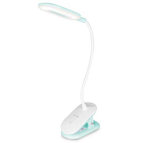 VAVOFO クリップライト LEDデスクスタンド 1500mAh デスクライト 360度回転 卓上ライト タッチセンサー調光 USB充電 電気スタンド 省エネ PC作業・仕事・寝室・卓上・読書・哺乳・譜面・災害時ライト LEDユニット20個 目に優しい 昼暖色 メモリ機能付