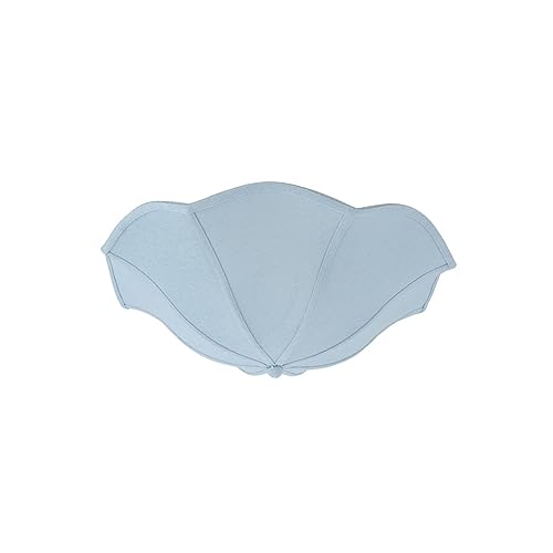 Image of Aspen Creative 39002A Ceiling Clip-on Lamp Shade, Transitional Design in Light Blue, 13 inch Diameter x 5 inch Height