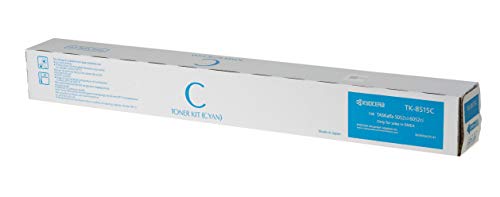 Toner Kyocera TK-8515C Cyan haute précision avec autonomie mesurée de 2000 pages