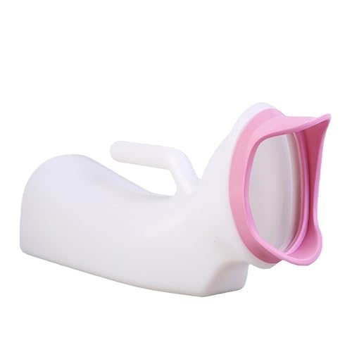 ALMEKAQUZ Female Urinal 1000ml/33oz for Women, Urine Bottle for Elderly Pee in Bed, Pee Bottle for Urine Collection in Hospital or Camping，Car...