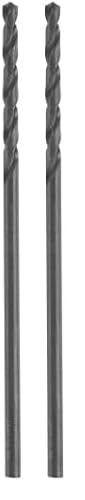 BOSCH BL2643 1/4 in. x 6 in. Extra Length Aircraft Black Oxide Drill Bit (Pack of 2)