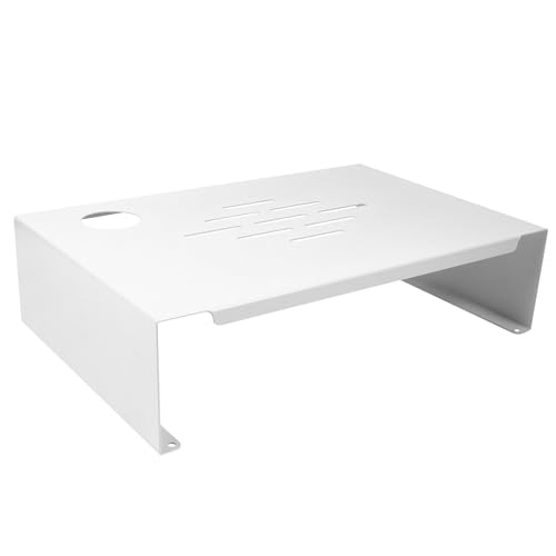 Support de bureau pour imprimante et écran pc avec gestion des câbles