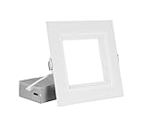 RELSR 6 in. Square Selectable Regressed LED Remodel Downlight (REL61120SQRWH)