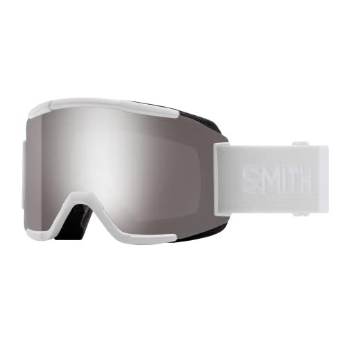 Smith Squad Snow Goggles White Vapor/Chromapop Sun Platinum Mirror #TOP5