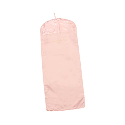 Sosoport Funda Protectora para Ropa Colgada Rosa con Cremallera Práctica Diseño Translúcido Resistente y Fácil de Limpiar para Organizar Armarios