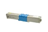 Toner C332 OKI Toner C332, Jaune, Compatible C C 332, 332dn, mc363, MC 363DN 46508709, 3000 Pages
