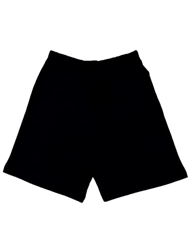 Image of IndiWeaves Kids 100% Cotton Solid Shorts /Hot Pant for Boys and Girls - Regular Fit [Pack of 1] Black